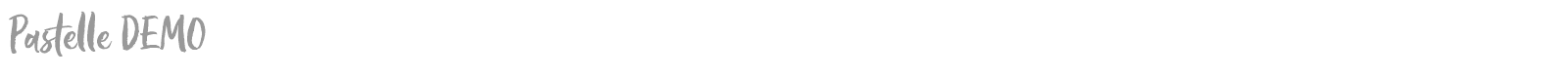 Pastelle font preview